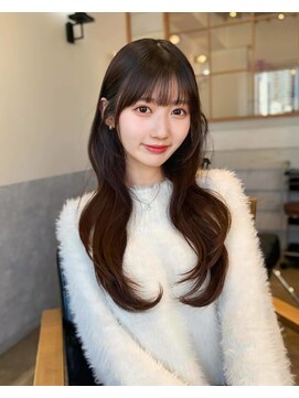 ラボヌールヘアーレーヴ 池袋店(La Bonheur hair reve) コテ巻きみたいな髪質改善と小顔カット