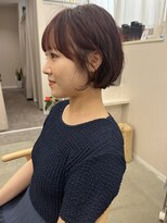 ハレル(Hareru)&nbsp;暖色カラー　ボブパーマ