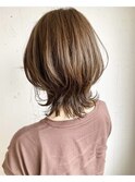 ネオウルフ×オフィスハイライト☆ボブウルフ　ウルフカット