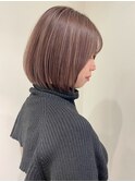 ハイライトバレイヤージュダブルカラーケアブリーチ20代30代
