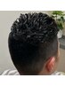 【通常価格より30％OFF】メンズヘアーカット＋アイロンパーマまたはアイパー