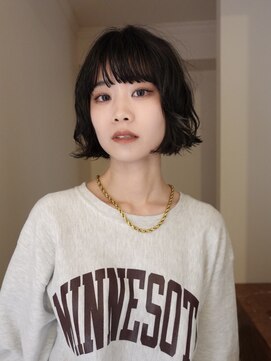 ユルクメゾンシティ 名古屋(JURK MAISON CITY) 【ami style】ボブパーマ ボブカット　ポイントカラー