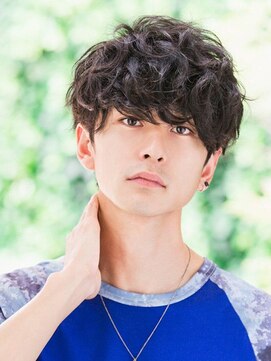 リップス 川崎(LIPPS) ラフウェーブマッシュ＃グランジサイドパートツーブロック