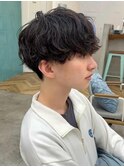 本厚木☆メンズカットシャドウパーマ韓国マッシュ☆ツーブロック
