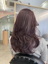 ソルバイシェス(SOL by shes)&nbsp;ラベンダーカラーとハイレイヤースタイル