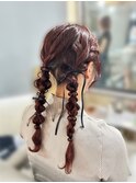 編みおろしツイン