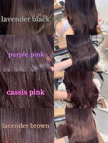 シェノン バイ アランスミシー 表参道(CHAINON by Alan smithee)&nbsp;ピンクカラー　パープル　ラベンダーピンク　カシスピンク