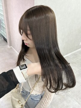 フランチェスカドットボブ(francesca.bob) 《別所好葉》暗めくすみブラウン