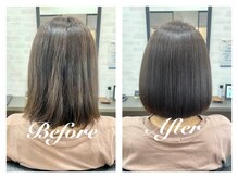 Before → After（オーダーメイド髪質改善トリートメント）