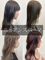 美容室ヒラトヤ 都南店&nbsp;ゆるふわニュアンスパーマ小顔レイヤーカットうるツヤスタイル