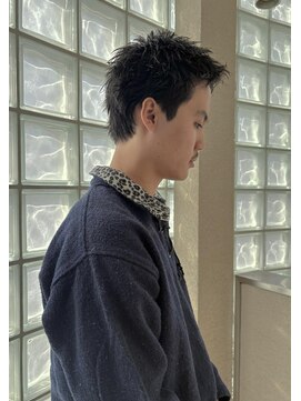 ビビディ バビディ ブー 河原町三条店(Bibbidi.bobbidi.boo) スパイキーショート/ピンパーマ/短髪/メンズ