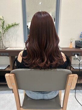 ピンクブラウンカラー