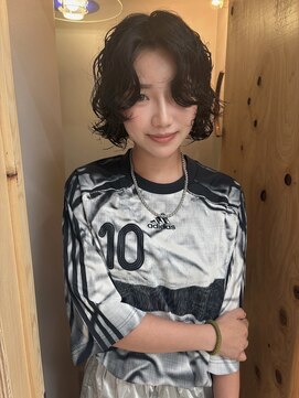 リリック パーマ(LYLICK) ボブ透け感パーマ