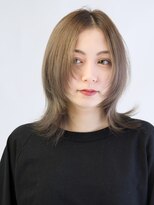 グランデュール 東静岡池田店(GRANDEUR)&nbsp;外はねウルフレイヤーカット顔まわりレイヤー東静岡草薙清水