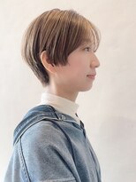 イーストハムアネーロ(EAST HAM anello)&nbsp;透明感ライトベージュ/レイヤーカット/立体感ショート