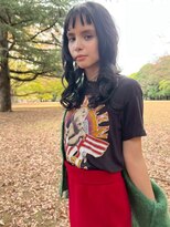 キース ヘアアンドメイク 恵比寿(kith. hair&make)&nbsp;エアリーロング/ラフウェーブ/暗髪スタイル/大人カジュアル