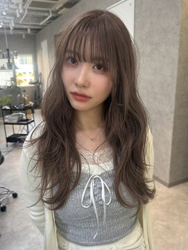 バングス(BANGS) 透明感ベージュ×ロング