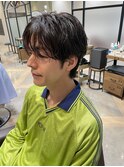 ナチュラルセンターパート、ニュアンスパーマ