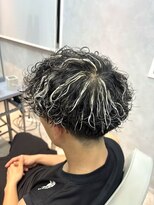 トゥーン 川崎店(TOON) プードルパーマ×ホワイトメッシュ