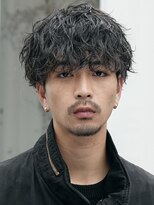 フィフス 大分(fifth)&nbsp;大分シャドウパーマメンズカットラウンドマッシュツーブロック