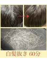 増毛エクステ専門店 エクステルーム 渋谷店(exteroom)&nbsp;白髪抜きで10歳若返り！