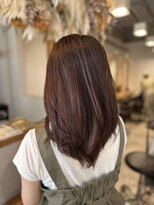レオン(Re:ON)&nbsp;ボルドーカラー×レイヤーカット