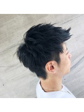 アッシュタカサキ(ash takasaki) 束感メンズショートウルフアップバング