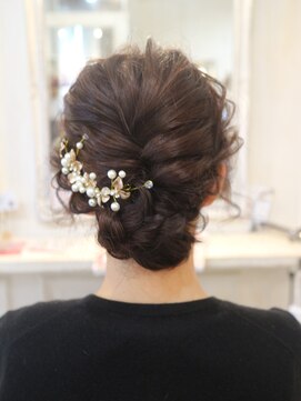 シェア(SHARE hair make works) 【結婚式ヘアセット】編み込みアレンジ