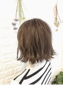 【Ash高幡不動店×山崎】大人かわいい外ハネボブグレージュ