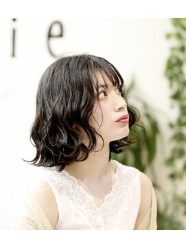 ヘアサロン レリー(hair salon relie) 【カットスタイリング】☆波ウェーブロブ☆relie 【下関】