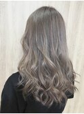 透明感☆シルバーアッシュ☆ハイトーン ダブルカラー ブリーチ