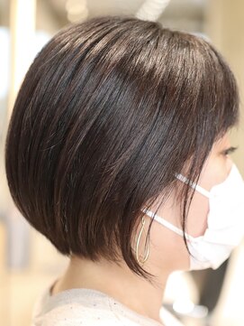 ヘア デザイン リスク(HAIR DESIGN RISK) 【RISK 高橋勇太】三鷹でカットが上手い 前下がりショートボブ