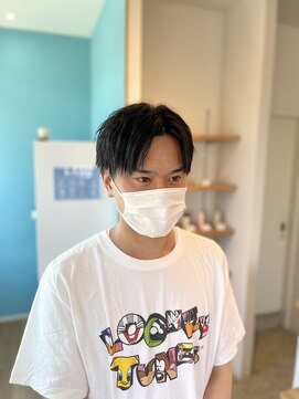 ヘアーメイク マーズ 売布店(Hair Make Mars) センターパート×コンマバング