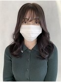 【orente 表参道】モテ髪ミディアム×ブリーチなし暗髪カラー
