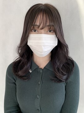 オリンテ バイ レシッド 表参道(orente by rcid) 【orente 表参道】モテ髪ミディアム×ブリーチなし暗髪カラー