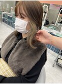 インナーカラーイヤリングカラー×デザインカラー【心斎橋】
