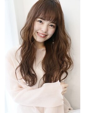 イオエ 岡本(ioe) イメチェン/フルバング/似合わせ/レッドブラウン/デジタルパーマ