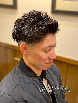 ヒロギンザバーバーショップ 神楽坂店(HIRO GINZA BARBER SHOP) ハードパーマ