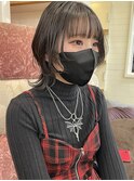 【高椋】黒髪×ミディアムウルフ