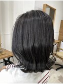 外ハネ×ハイライト