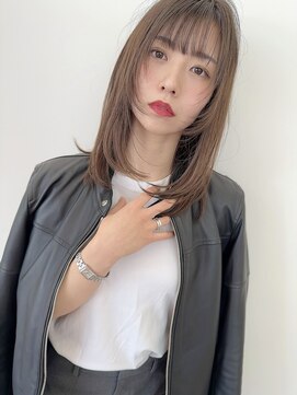 ヴィンスジオ 岐阜駅南(vince gio) レイヤー ワンカール ストレート ブリーチなし 韓国