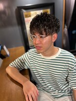 【銀座理容室】ナチュラルパーマスタイル
