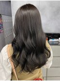 グレージュニュアンスカラー透明感カラー韓国艶髪