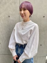 エッセンス(THE ESSENCE)&nbsp;mush line shortデザインカラーレイヤーカットウェットヘア
