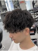 くせ毛パーマ縮毛矯正パーマ縦落ちツイスパメンズパーマ