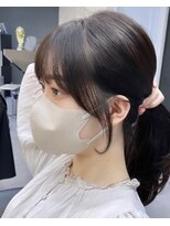 ロンドアヴァントゥス 池袋(Lond aventus)&nbsp;韓国レイヤー/韓国風/ボブ/髪質改善/黒髪/ブリーチなし〔池袋〕