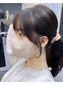 韓国レイヤー/韓国風/ボブ/髪質改善/黒髪/ブリーチなし〔池袋〕