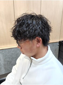 ニアウ 伊勢崎連取店(Niau) 波巻きスパイラルパーマメンズショートツイストスパイラルパーマ