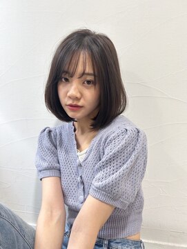 クラン(Chlan) 大人韓国風暗髪ボブ×艶感ウェットヘア×愛されワンカール