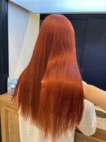 モア 岡崎(more)&nbsp;stylist大山【サマーオレンジカラー】ブリーチ20%のみ配合